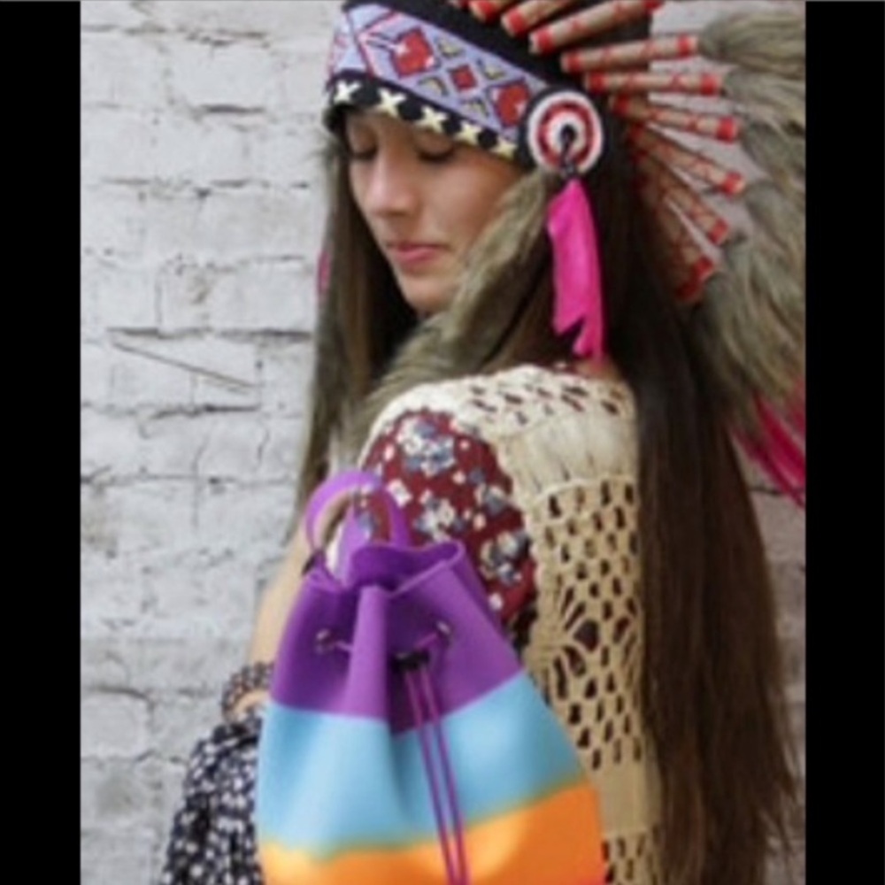 NEW AMERICAN JEWELS orange blue & Purple BIRTHDAY CAKE gummy bag. BACK PACK.